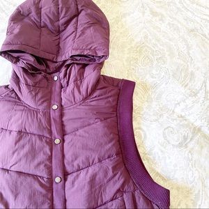 FREE PEOPLE Nature Seeker Puffer Vest Purple NWT
